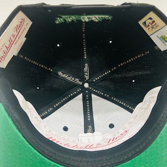 Seattle SuperSonics Mitchell & Ness Snapback Hat Cap NBA Core Men's Black Retro - Picture 5 of 6